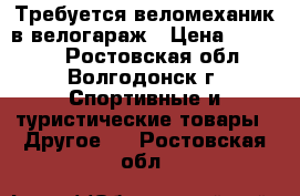 Требуется веломеханик в велогараж › Цена ­ 15 000 - Ростовская обл., Волгодонск г. Спортивные и туристические товары » Другое   . Ростовская обл.